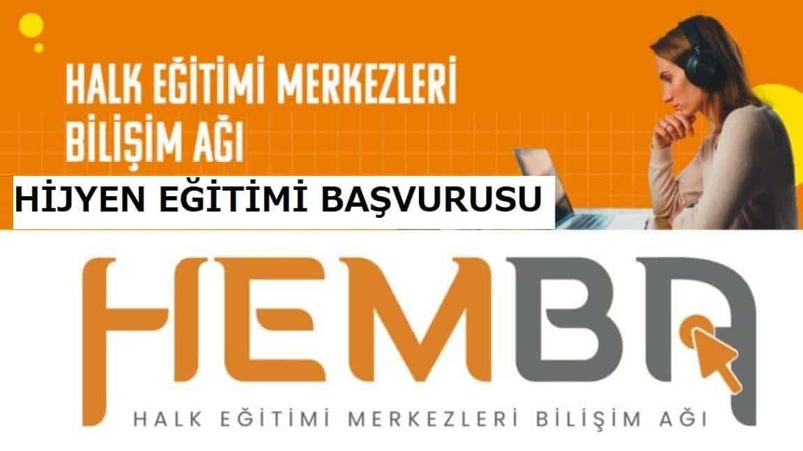 HİJYEN EĞİTİMİ BAŞVURUSU 